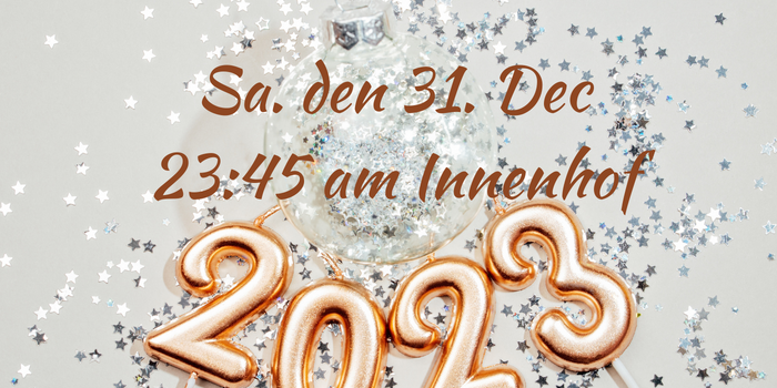 Silvester Treffen am Innenhof